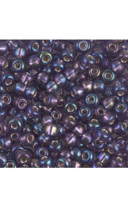 Miyuki rocailles Perlen 6/0 - Silverlined amethyst ab 6-1024